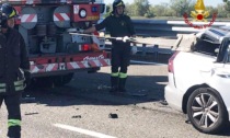 Incidente sulla A7 a Castelnuovo Scrivia: uomo in codice rosso
