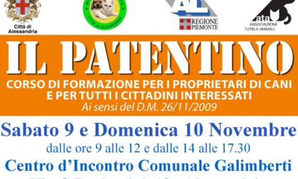 "Il Patentino", corso di formazione per proprietari di cani