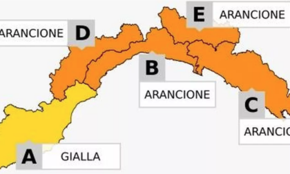 Liguria: allerta gialla dalle 3 del mattino e arancione dalle 8