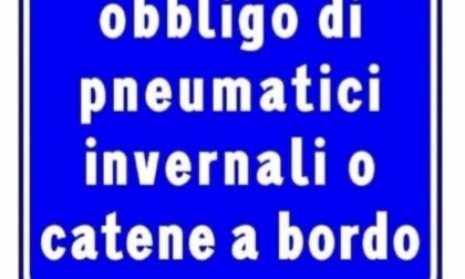 Scatta da oggi l’obbligo delle gomme antineve