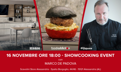 Il foodblogger Marco De Padova ad Alessandria per uno show-cooking gratuito
