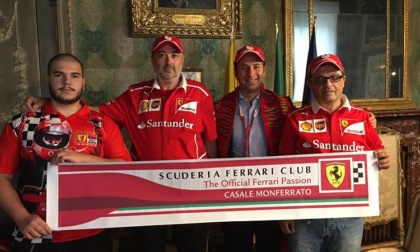 Il neonato Scuderia Ferrari Club accolto dal sindaco Riboldi