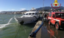 Sanremo, yacht portoghese rischia di affondare: salvo l'intero equipaggio