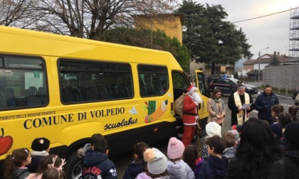 Inaugurato il nuovo Scuolabus a Volpedo