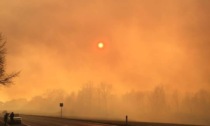 Incendio sul monte Musinè, fiamme visibili anche da Torino