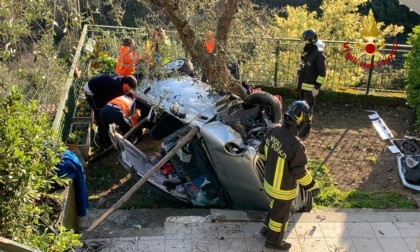 Rapallo: incidente in via Savagna, estratta conducente dai Vvf