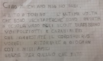 "Arrestate il coronavirus", il dolce messaggio di una bambina