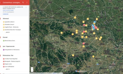 Casale Monferrato: oltre 70 attività di consegna a domicilio sulla mappa web