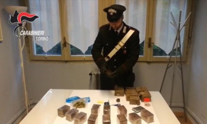 Torino: arrestato pusher con 6kg di hashish