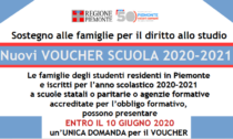 Piemonte: domande per voucher scuola fino al 10 giugno