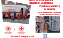 Alessandria: il 2 giugno raccolta del sangue in Piazza della Libertà