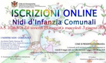 Alessandria: iscrizioni online per gli asili nido da venerdì 15 maggio
