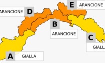 Liguria, allerta meteo arancione nelle zone centrali della regione