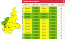 Meteo: allerta gialla in provincia di Alessandria e buona parte di Piemonte