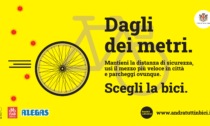 Alessandria, manifesti in città per promuovere l'uso della bici