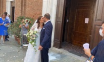 Alessandria, foto del primo matrimonio in chiesa post-lockdown al S. Giovanni Evangelista