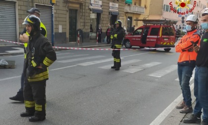 Genova, Vigili del Fuoco a Teglia per fuga di gas