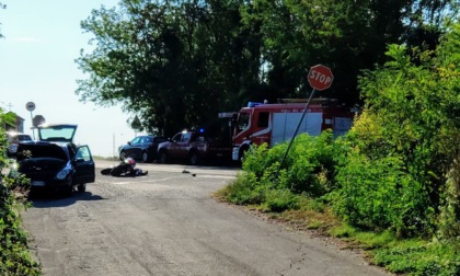 Scontro auto-moto tra Villalvernia e Pozzolo Formigaro