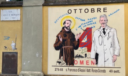 Castelnuovo Scrivia, dedicato murales a Renzo Granata, medico scomparso in emergenza Coronavirus