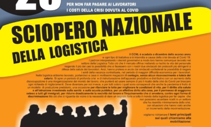 Il 23 ottobre sciopero nazionale della Logistica: presidio a Spinetta Marengo
