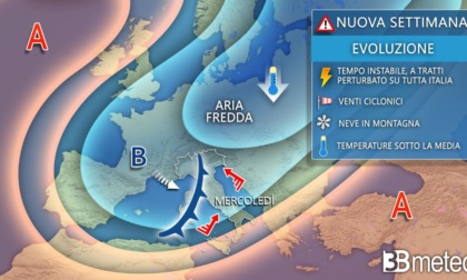 Meteo: in arrivo nuove perturbazioni