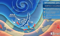 Meteo: rovesci, vento e neve al Nord nel weekend