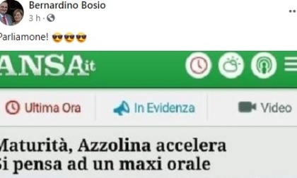 Acqui, polemiche per post allusivo su Azzolina dell’ex sindaco Bosio
