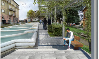 Acqui Terme, piazza Italia: le prime immagini della sua riqualificazione