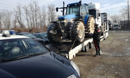 Trattori rubati nel Veronese scoperti dai Carabinieri di Tortona