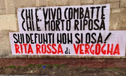 Alessandria: striscione intimidatorio sotto casa di Rita Rossa