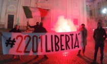 Tortona, manifestazione di Azione Tortona contro il coprifuoco alle 22