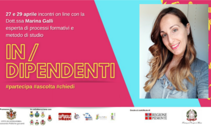 Alessandria, prosegue il progetto “In/dipendenti” con Marina Galli