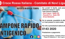 Croce Rossa: da lunedì 12 tamponi rapidi nelle sedi di Novi e Pozzolo