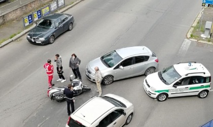 Code per incidente a Novi Ligure: coinvolte un'auto e una moto