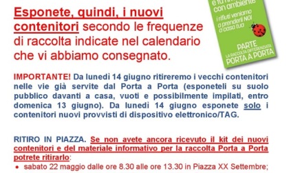 Novi Ligure, nuovo sistema di raccolta rifiuti "porta a porta" nel centro storico