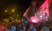 Alessandria: le immagini della festa, l'euforia del presidente Di Masi