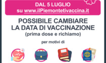 Piemonte: è ora possibile cambiare data per le vaccinazioni