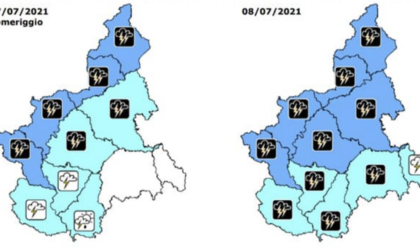 Meteo: previsti temporali nel Basso Monferrato