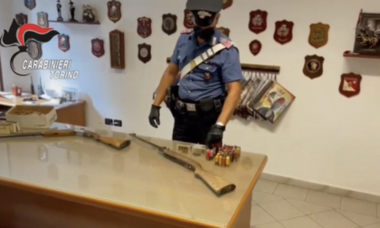 Torino: sequestrate armi e munizioni detenute illegalmente, 2 arresti