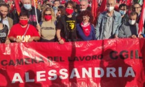 La delegazione sindacale Alessandrina alla manifestazione "Mai più fascismi" a Roma