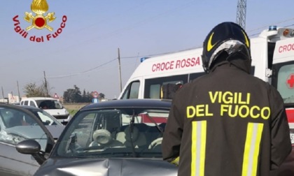 Incidente tra due auto vicino al casello autostradale di Novi Ligure