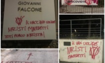 Di nuovo scritte contro i vaccini al centro vaccinale di Camporosso