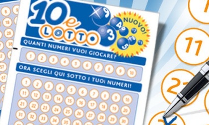 10eLotto: a Novi Ligure un colpo da 198mila euro; a Cuneo vinti oltre 40 mila euro