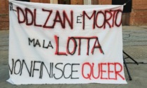 Ad Alessandria protesta contro l'affossamento del ddl Zan