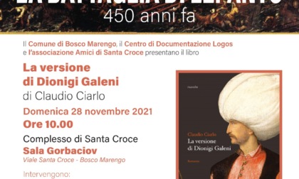 Bosco Marengo, a Santa Croce presentazione del nuovo romanzo di Claudio Ciarlo