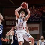 Derthona Basket, sconfitta all'overtime sul campo di Trento
