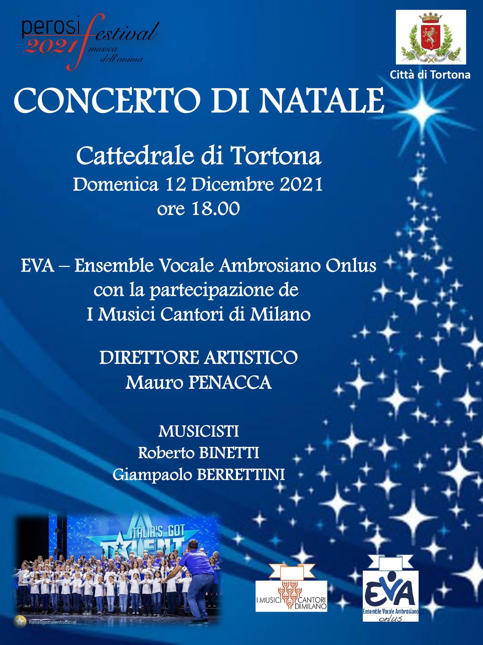 Tortona, concerto di Natale in cattedrale il 12 dicembre