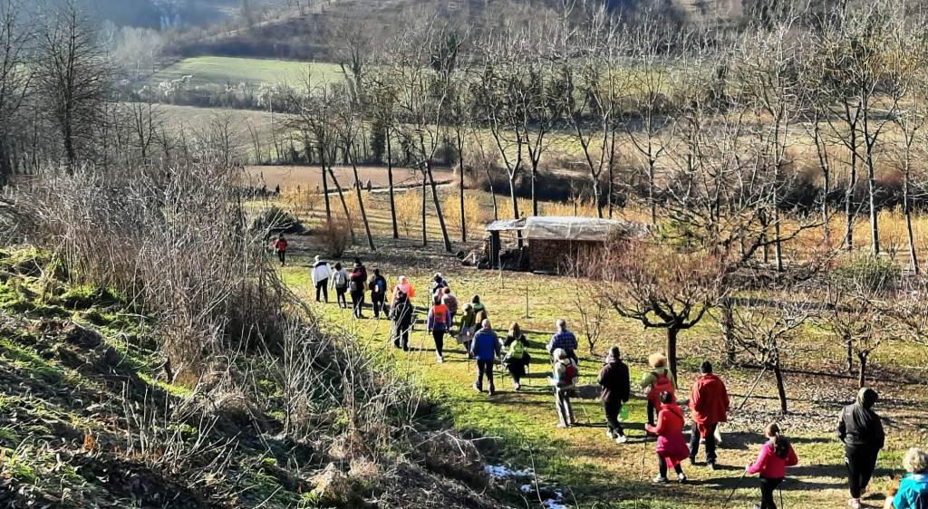 La prima edizione del trekking di Solonghello