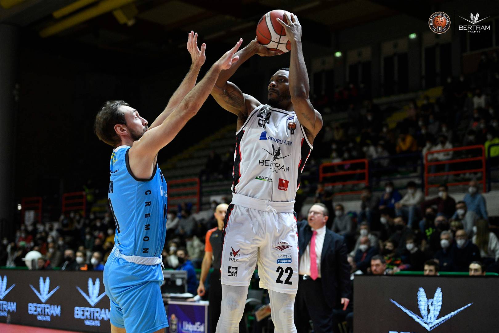 Derthona Basket, vittoria dilagante sul campo della Fortitudo Bologna