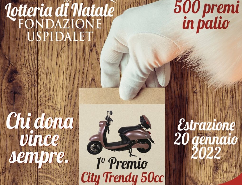 Lotteria Fondazione Uspidalet, è il n. 2468 a vincere una E-bikeAtala-Clever7.2